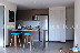RE-LS: Cocina americana con refrigerador y micro-ondas
